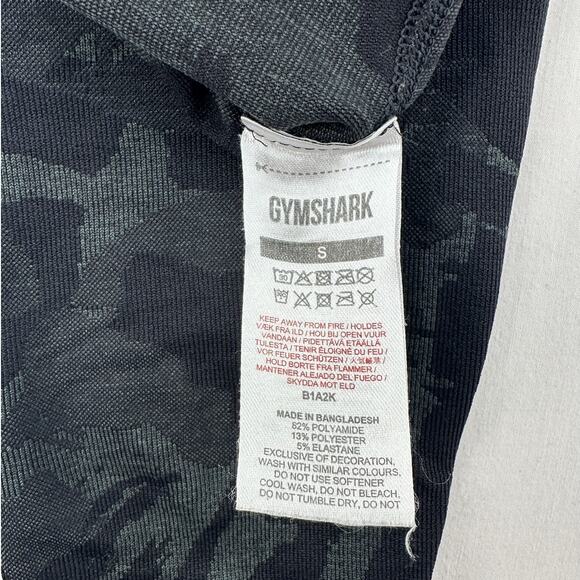 Gymshark Adapt Camo Seamless Leggings in black and grey - Picture 6 of 6